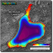 Load image into Gallery viewer, McHugh Lake print map