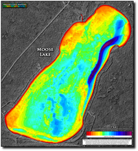 Load image into Gallery viewer, Moose Lake print map