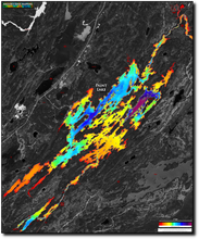 Load image into Gallery viewer, Paint Lake (full size) print map
