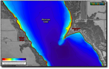 Load image into Gallery viewer, Pelican Lake - Manhattan Beach print map