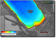 Load image into Gallery viewer, Pelican Lake - Pleasant Valley print map