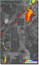 Load image into Gallery viewer, Lac du Bonnet - Pinawa Channel print map