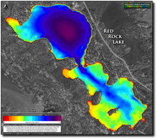 Load image into Gallery viewer, Red Rock Lake print map