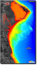 Load image into Gallery viewer, Lake Winnipeg - Sandy Hook print map