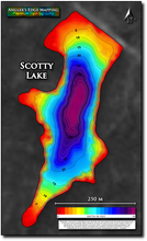 Load image into Gallery viewer, Scotty Lake print map