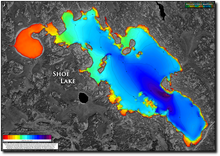 Load image into Gallery viewer, Shoe Lake print map
