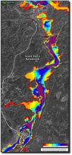 Load image into Gallery viewer, Slave Falls Reservoir print map