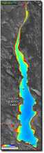 Load image into Gallery viewer, South Cross Lake print map