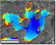 Load image into Gallery viewer, Star Lake print map