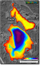 Load image into Gallery viewer, Twin Lakes print map