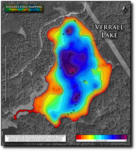 Load image into Gallery viewer, Verrall Lake print map