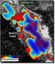 Load image into Gallery viewer, Davis Lake print map

