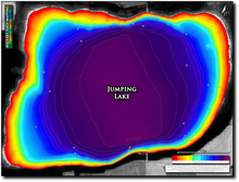 Load image into Gallery viewer, Jumping Lake print map

