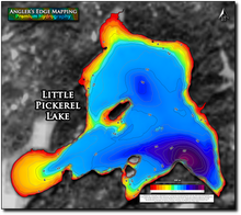 Load image into Gallery viewer, Little Pickerel Lake print map
