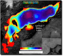 Load image into Gallery viewer, Little Shell Lake print map
