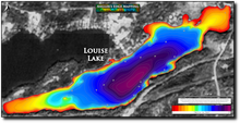 Load image into Gallery viewer, Louise Lake print map
