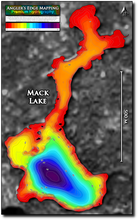 Load image into Gallery viewer, Mack Lake print map
