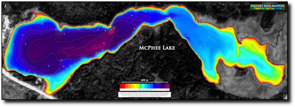 McPhee Lake print map