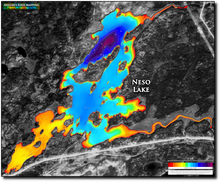 Load image into Gallery viewer, Neso Lake print map
