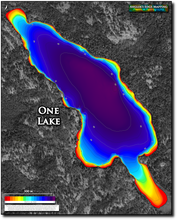 Load image into Gallery viewer, One Lake print map
