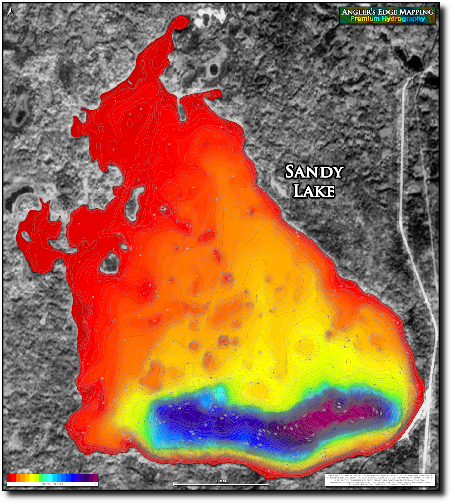 Sandy Lake print map
