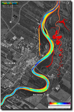 Load image into Gallery viewer, Red River, Selkirk print map

