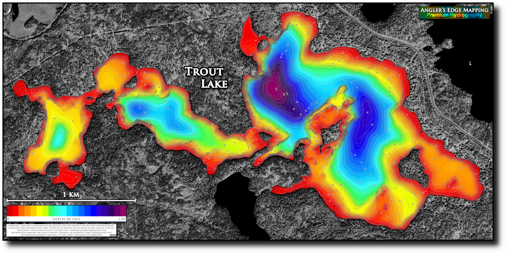 Trout Lake print map