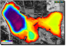Load image into Gallery viewer, Whitesand Lake print map
