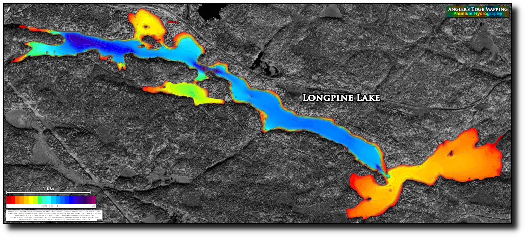 Longpine Lake print map