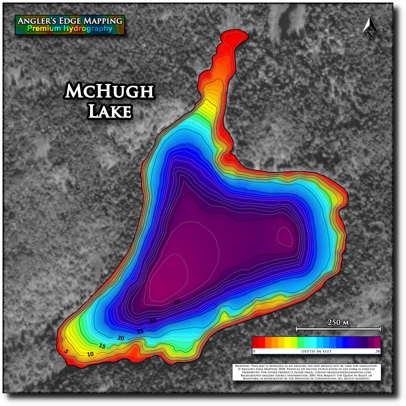 McHugh Lake print map